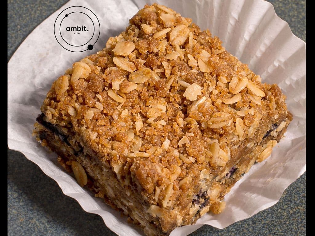 Blueberry Oat Squares