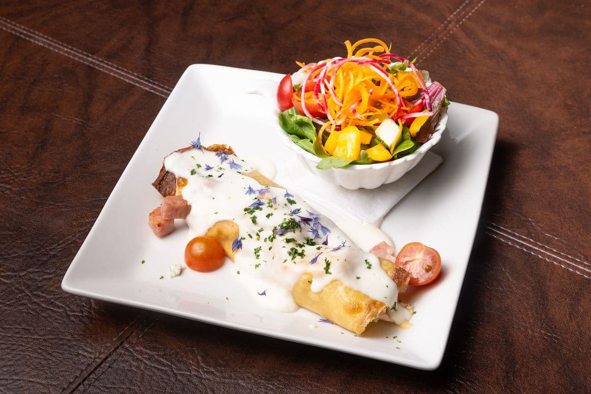 Chicken and Ham Crepe