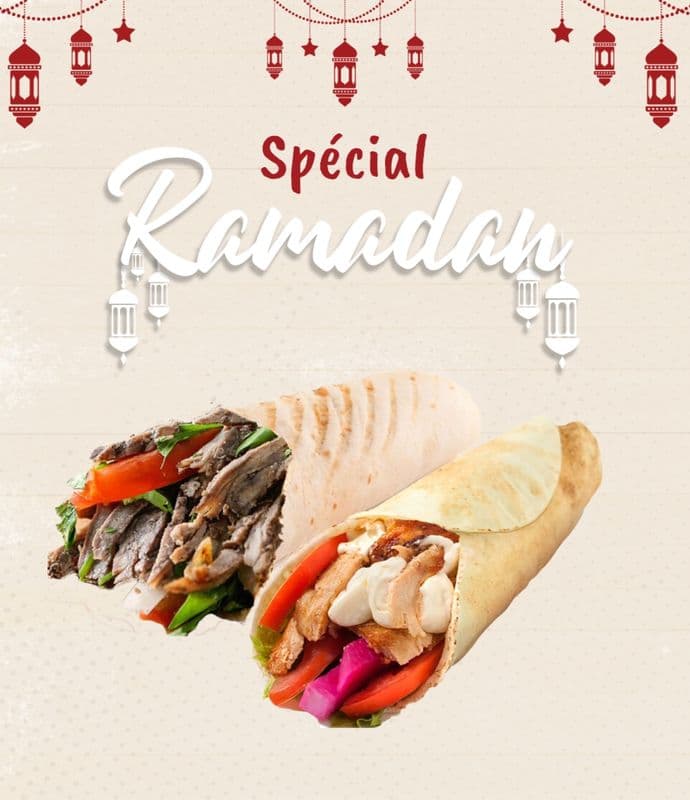 Special - Pita ShishTaouk + Pita shawarma boeuf