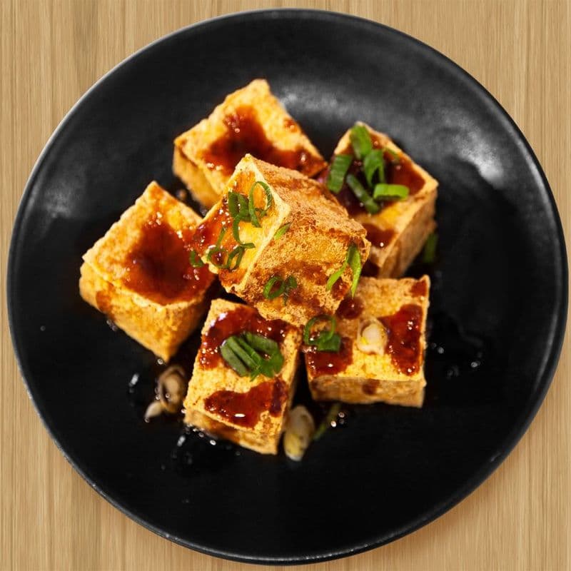 4. Deep-Fried Bean Cake with Oyster Sauce