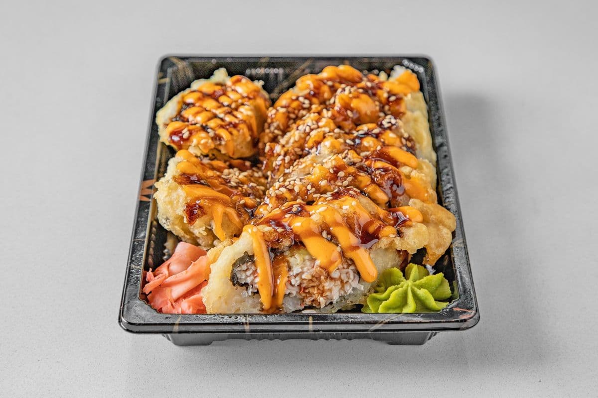 12. Crazy California Roll (Deep-Fried California Roll) (5 pcs)