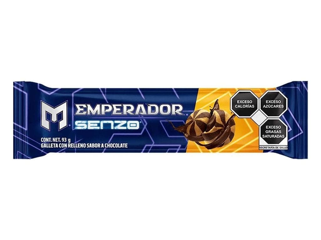 Galleta Emperador Senzo rellena de chocolate 93gr