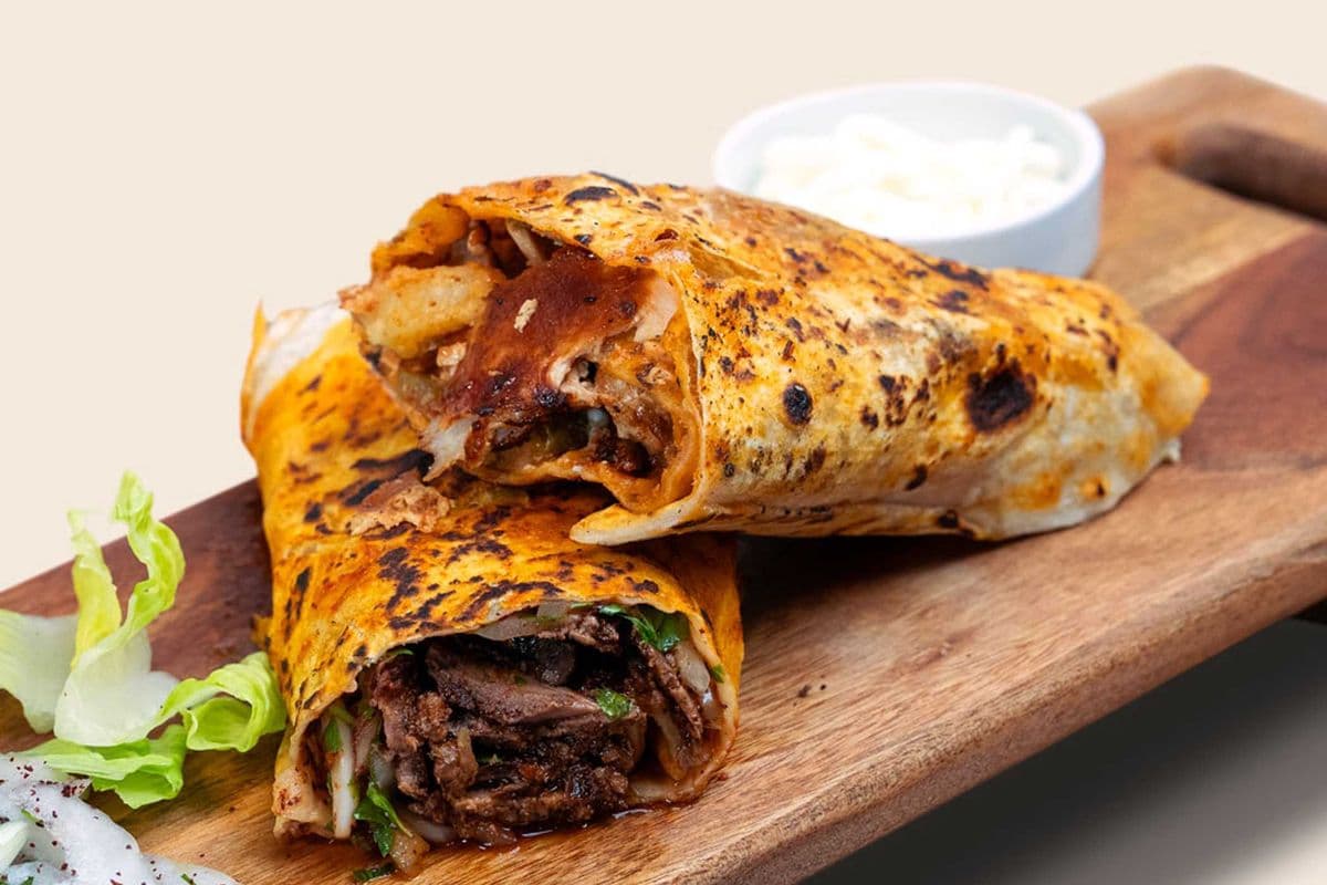 COMBO JUNIOR BEEF and LAMB DONER WRAP