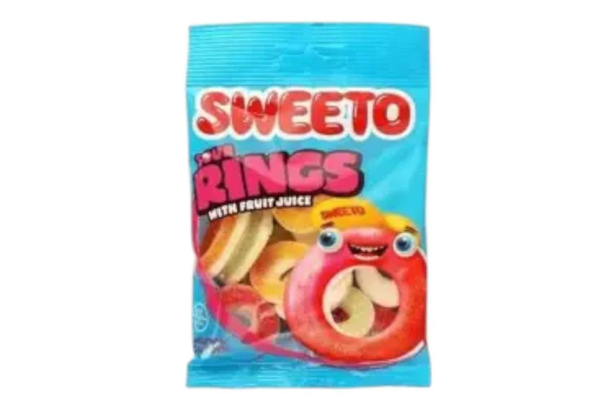 Sweeto Sour Rings With Fruit Juice (80g) (140 Cal)