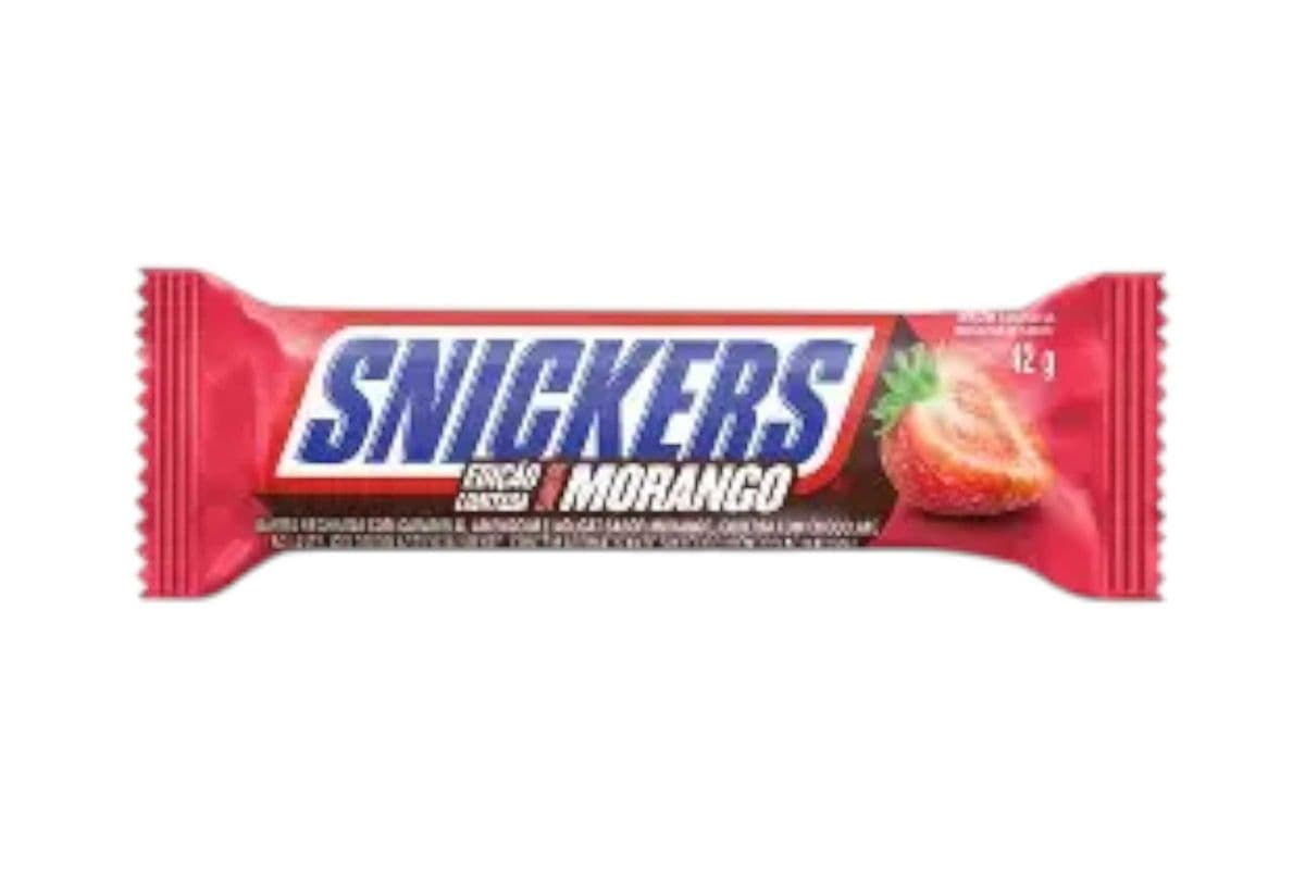 Snickers Morango (42g) (483 Cal)