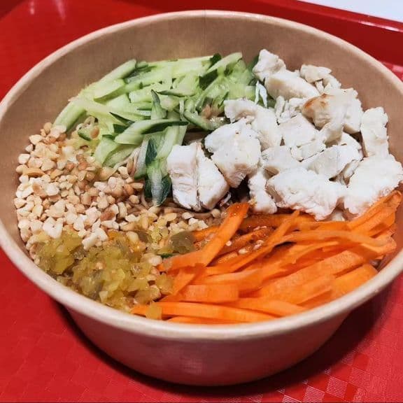 ( NEW )LiangMian Szechuan Chicken Cold Noodles 鸡丝凉面