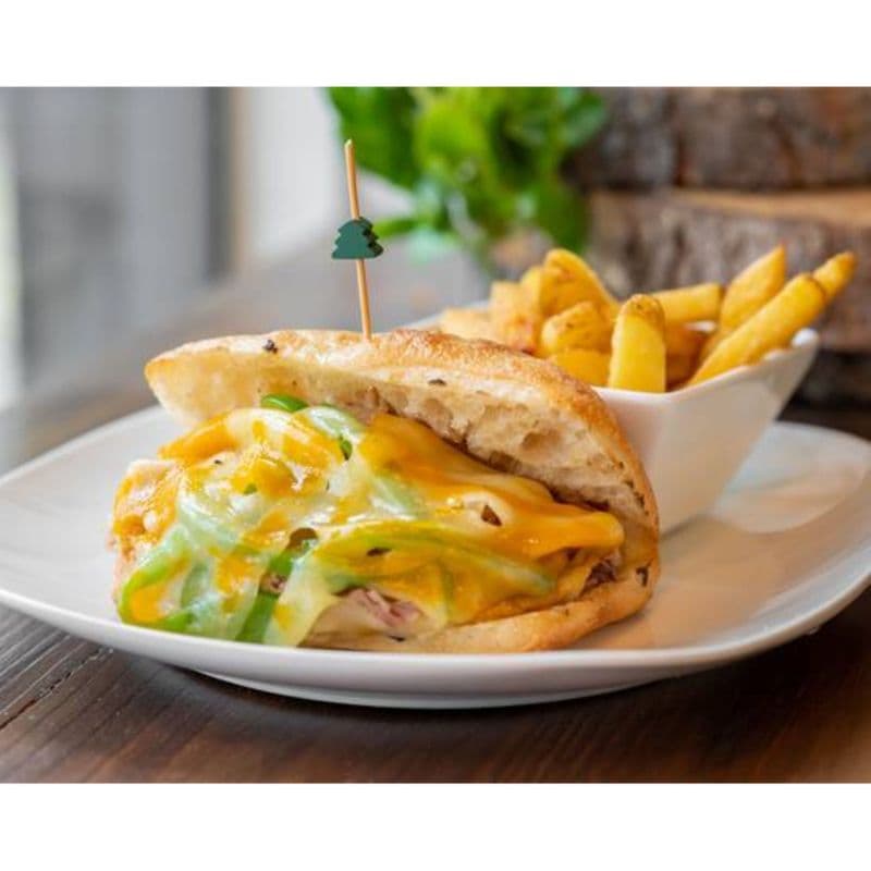Philly Cheese Steak on Ciabatta
