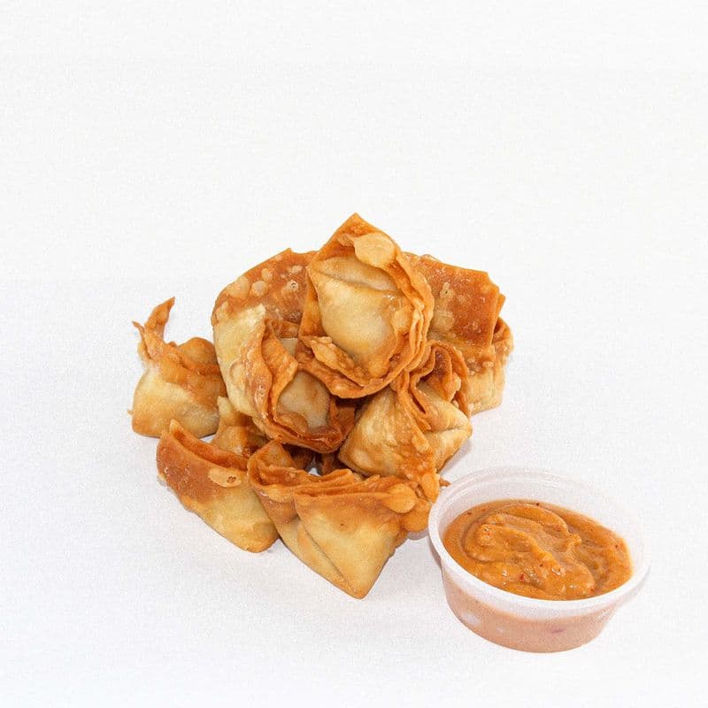 Dumplings frit avec sauce à l’arachide Hunan / Dumplings with Hunan Peanut Sauce