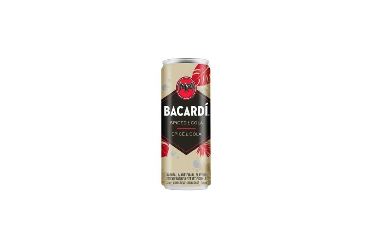 Bacardi Spiced & Cola (473ml Can) (1 x 473ML)