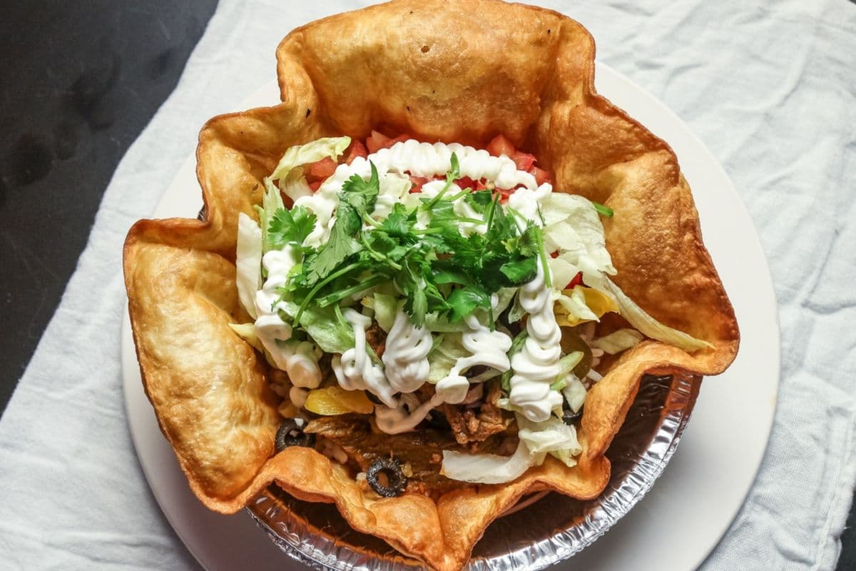 Beef Tortilla Bowl