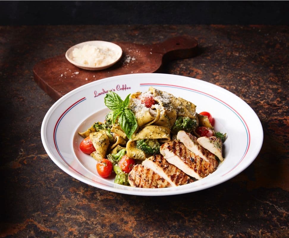 Pesto Chicken Pappardelle