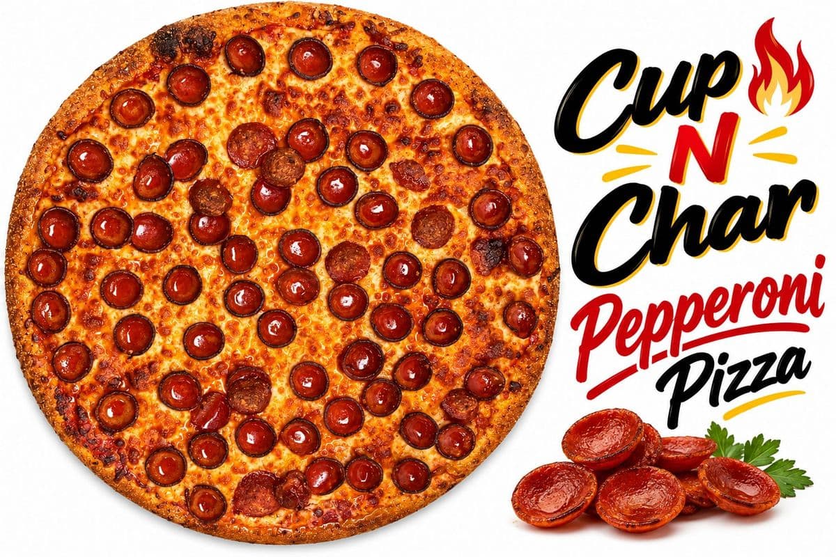 Large Cup n Char Supreme pepperoni (large)