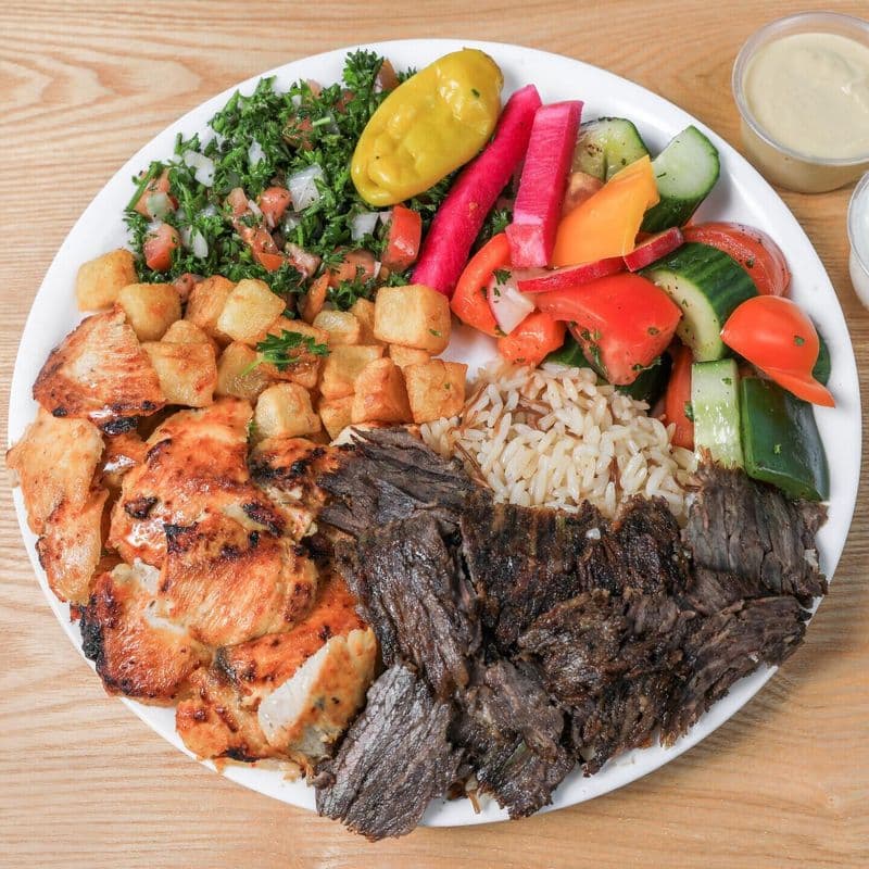 Bol Combo (Shish Taouk & Shawarma) / Bol (Shish Taouk & Shawarma)