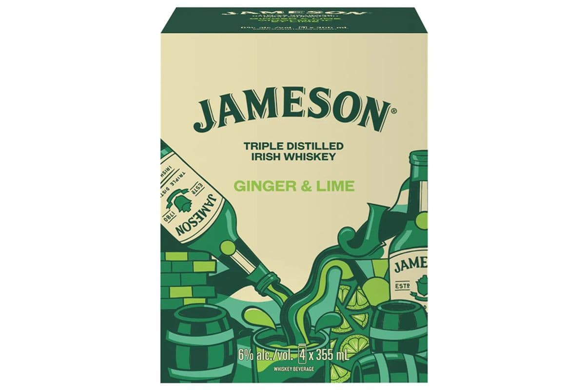 Jameson Ginger & Lime (4 x 355 ml)