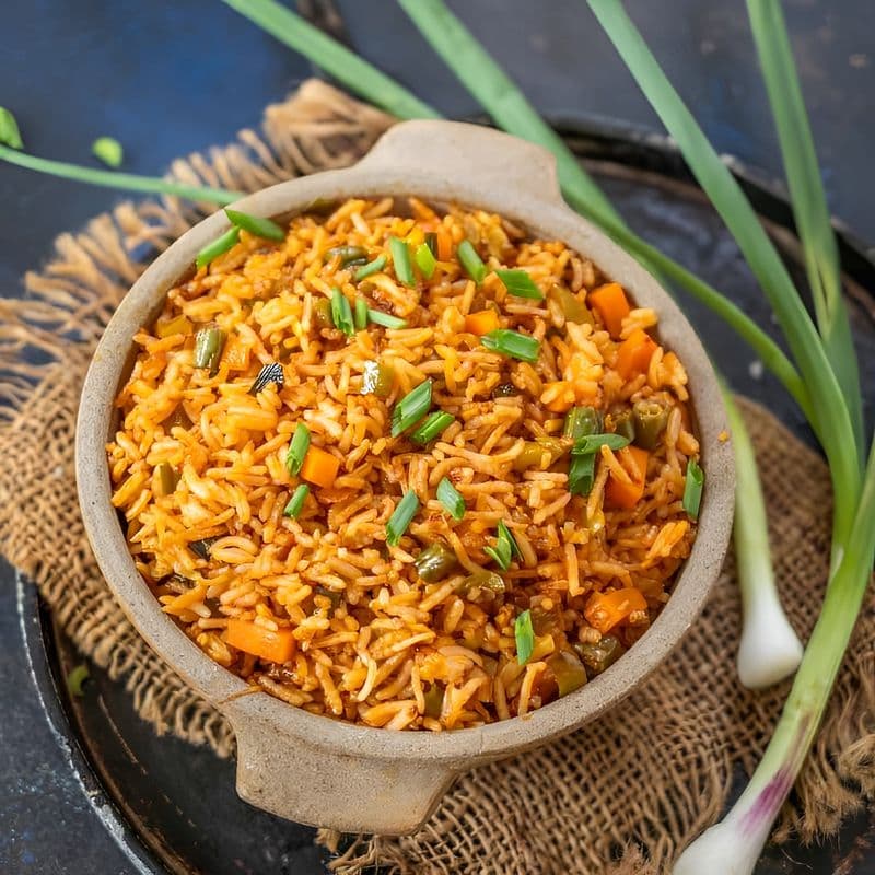 Hakka Fried Rice - Veg