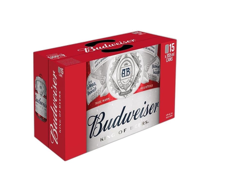 Budweiser (15 x 355mL)