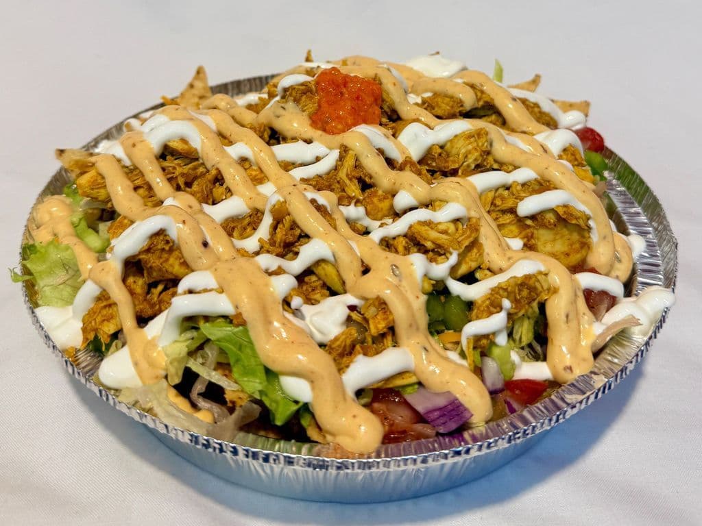 Spicy Chicken Curry Nachos