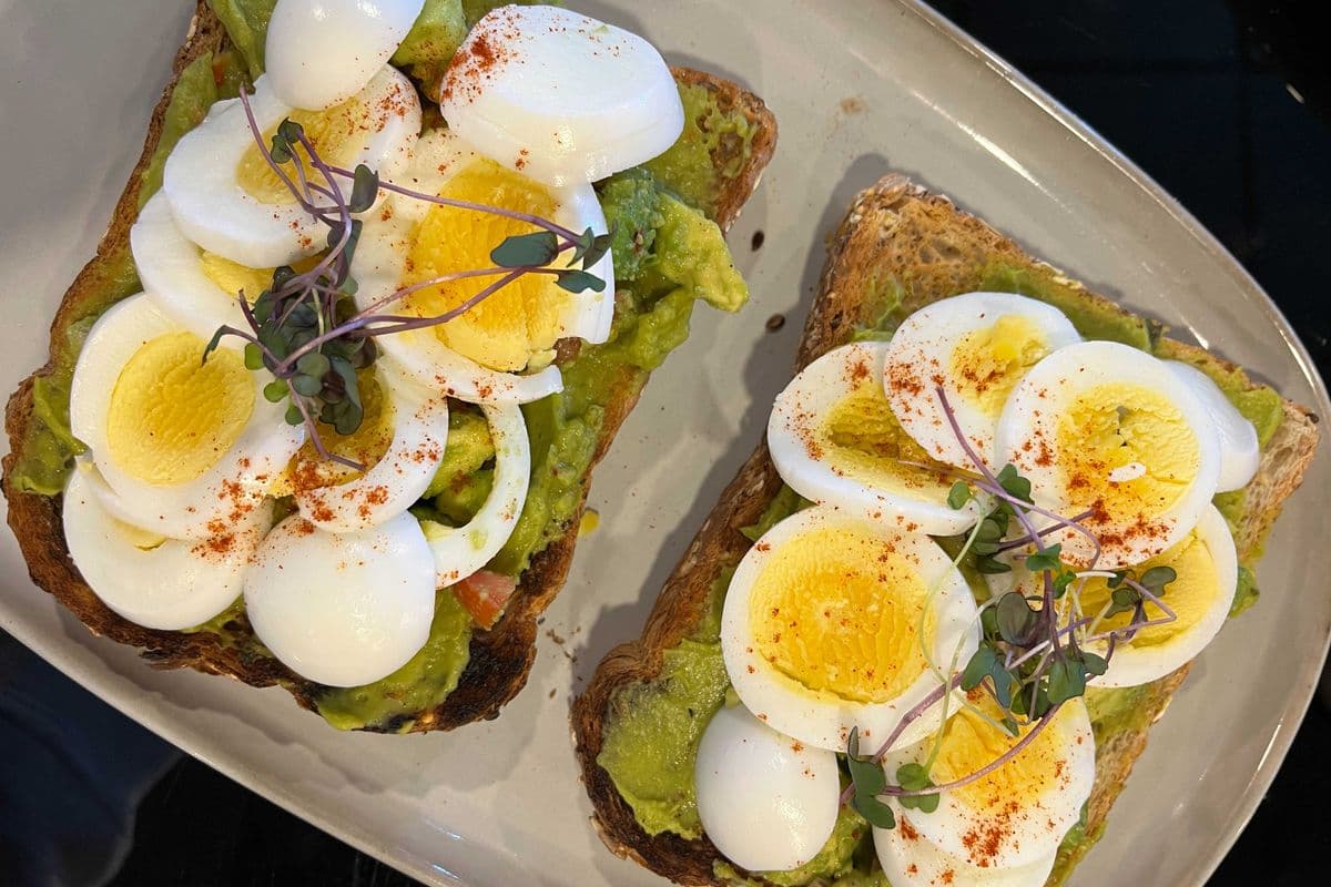 Avocado and Egg Sandwich