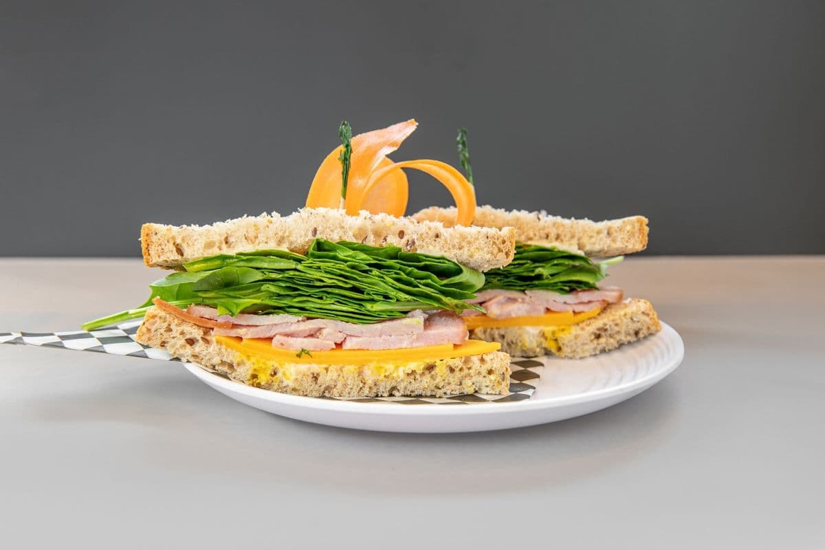 Ham and Cheddar Sandwich