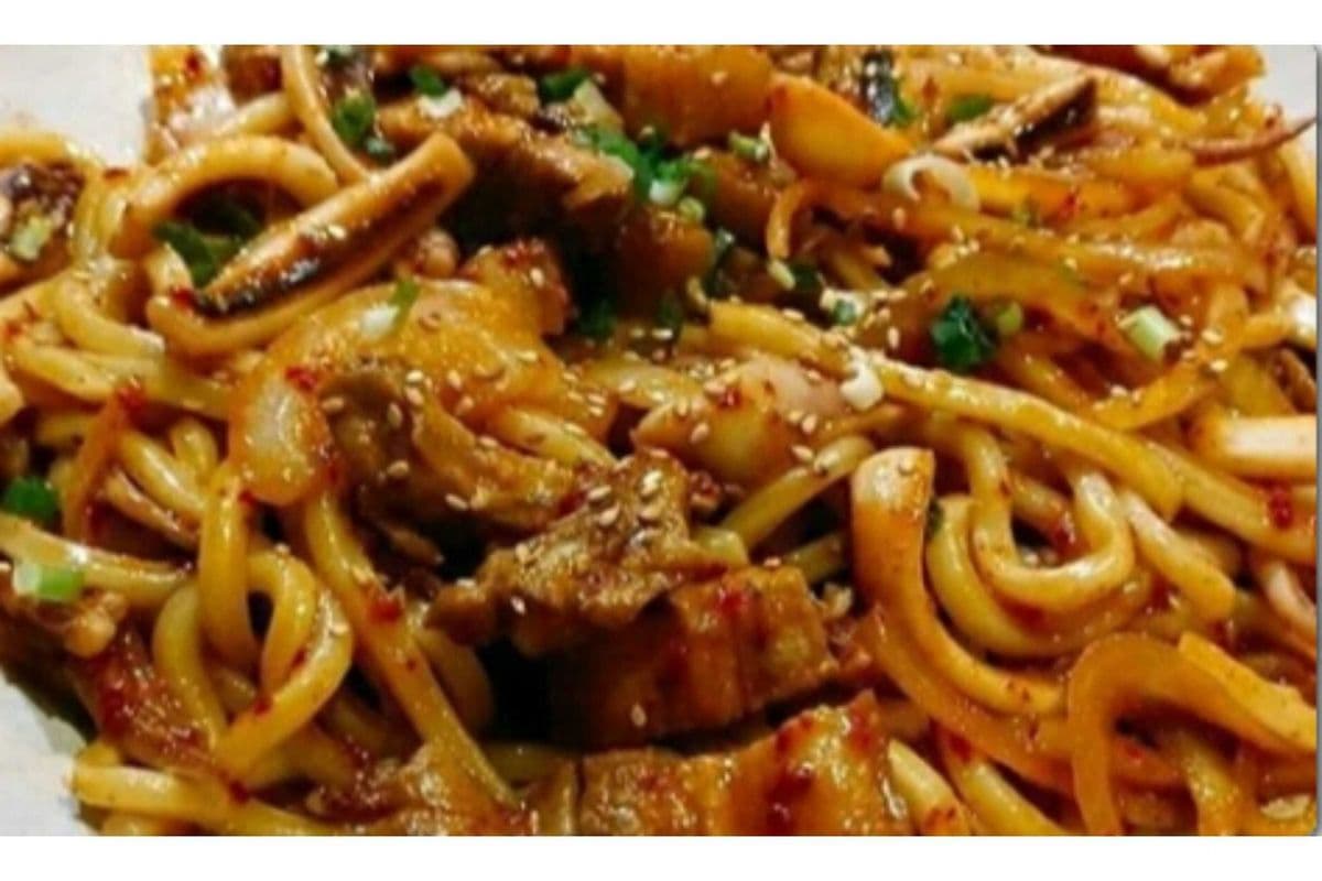 19. BBQ Squid and Pork Belly Yaki Udon