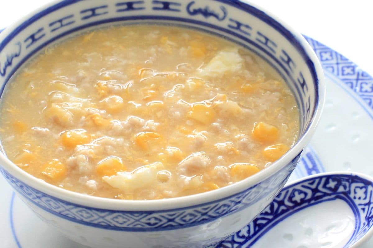 11. Chicken with Sweet Corn Soup