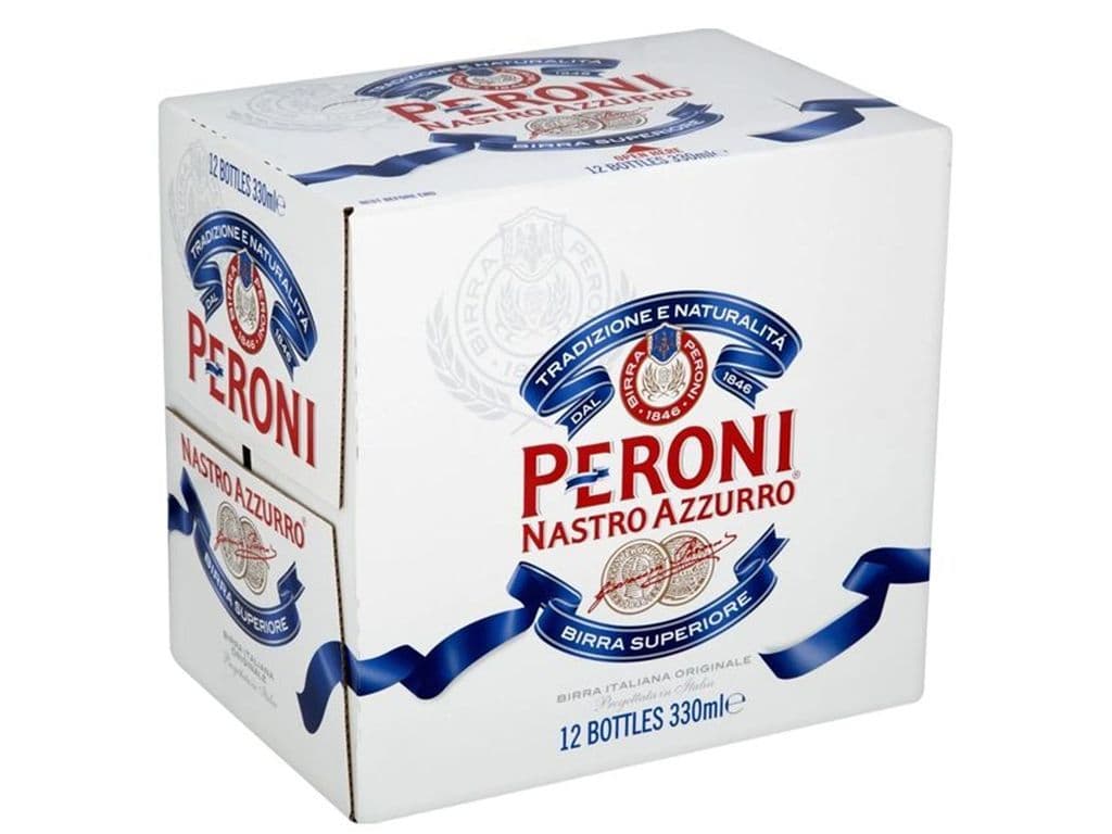 Peroni Brewery Lager Bottles (330 ml x 12 ct)