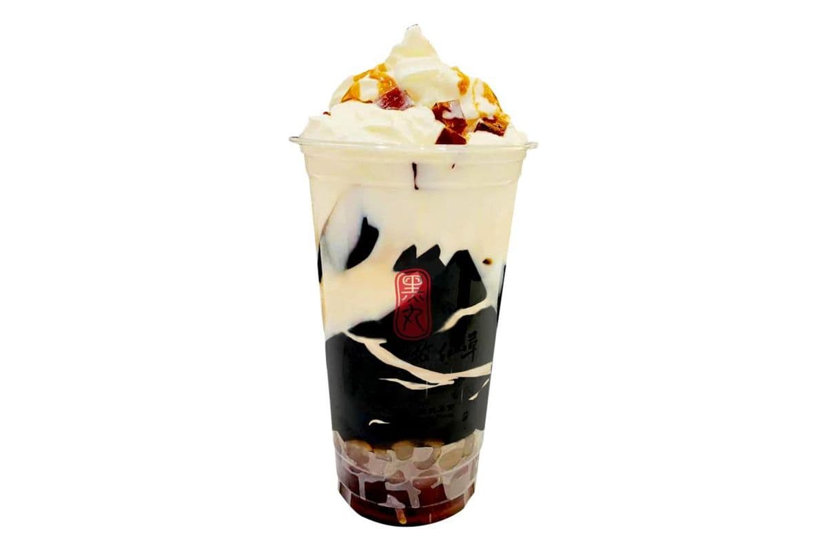 Gelato and Grass Jelly