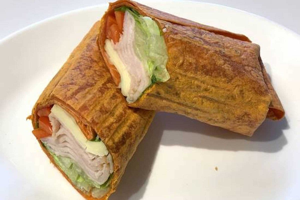 Turkey Wrap and Sweet Peppers