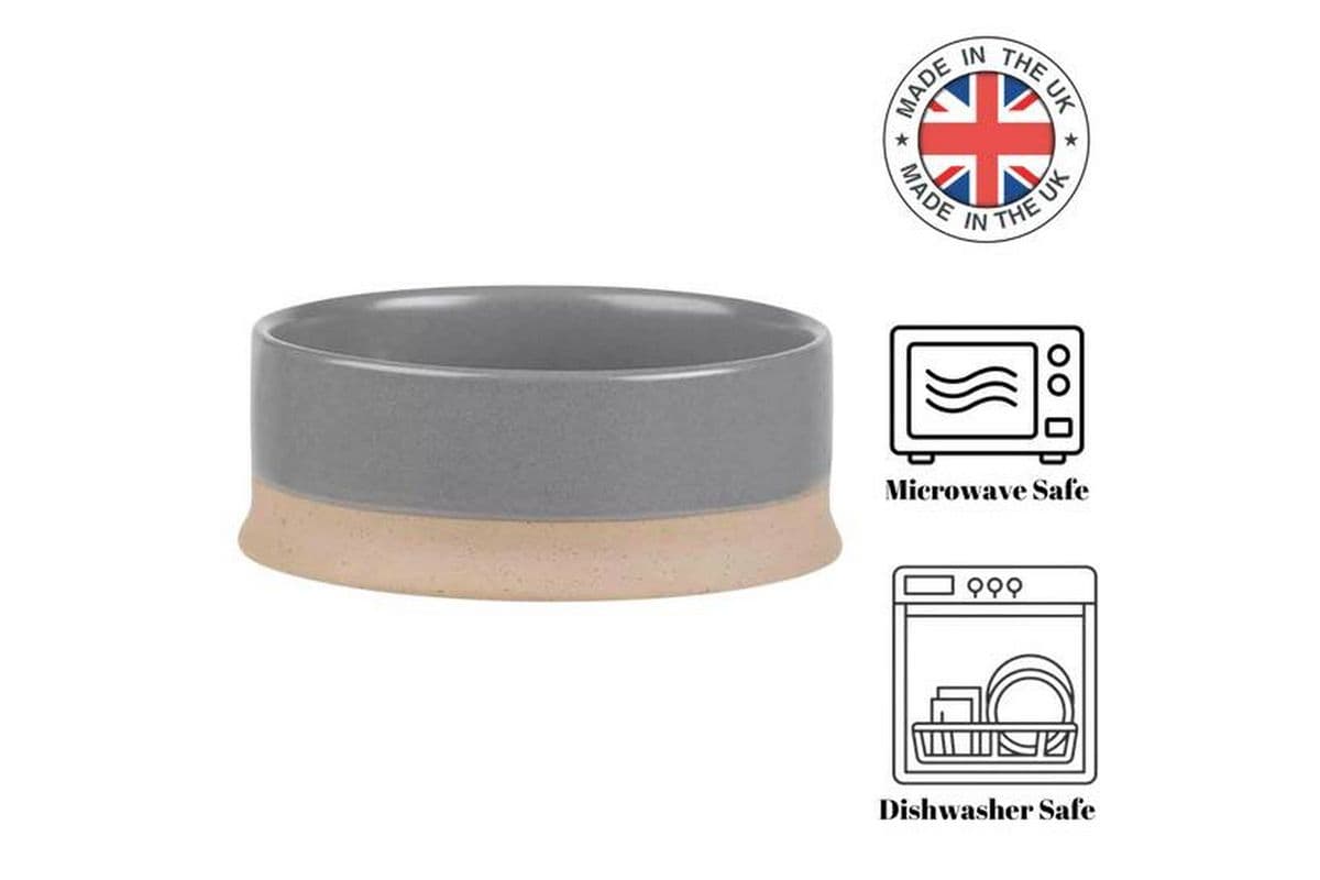 Scruffs Scandi Non Tip Grey Bowl (16 cm)