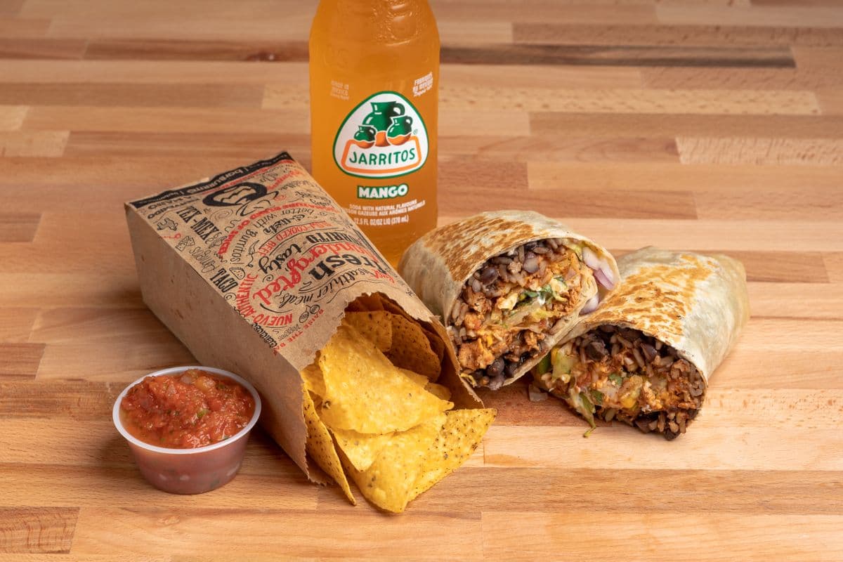 Spicy Chicken Burrito Combo