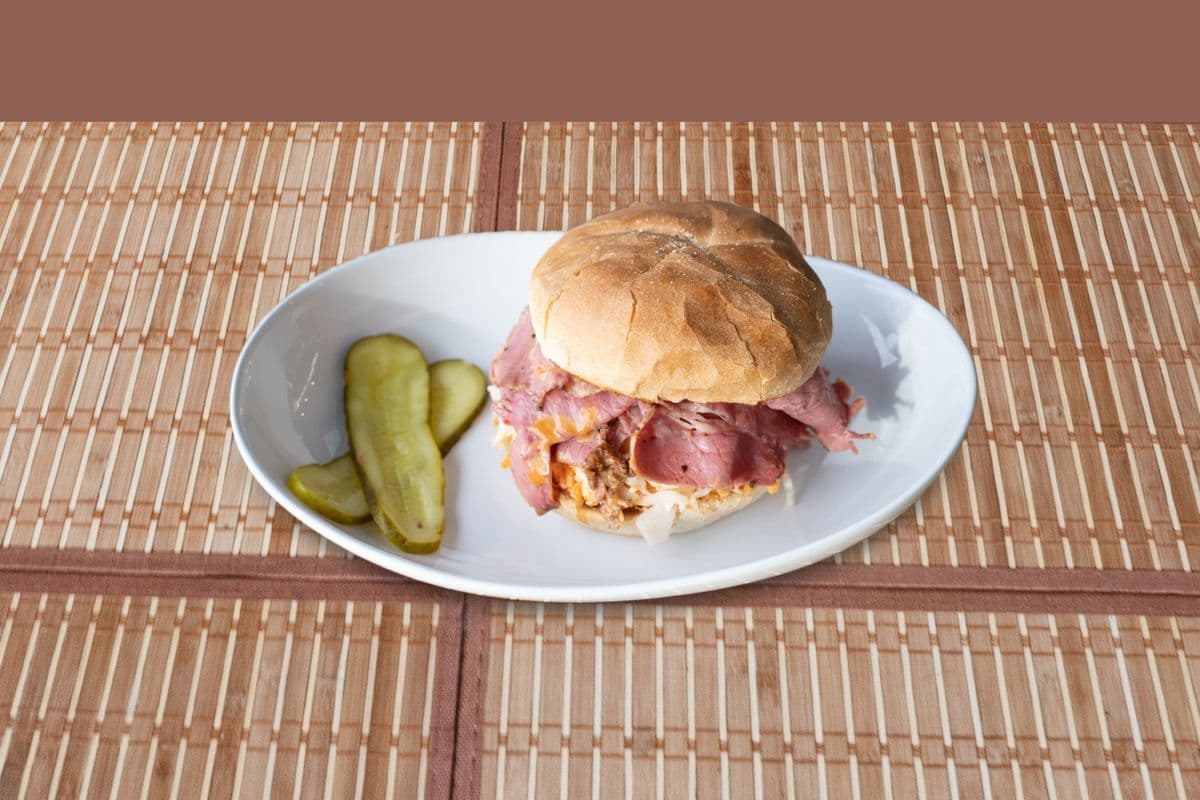 Jack'd UP Corned Beef on a Kaiser or Rye with coleslaw