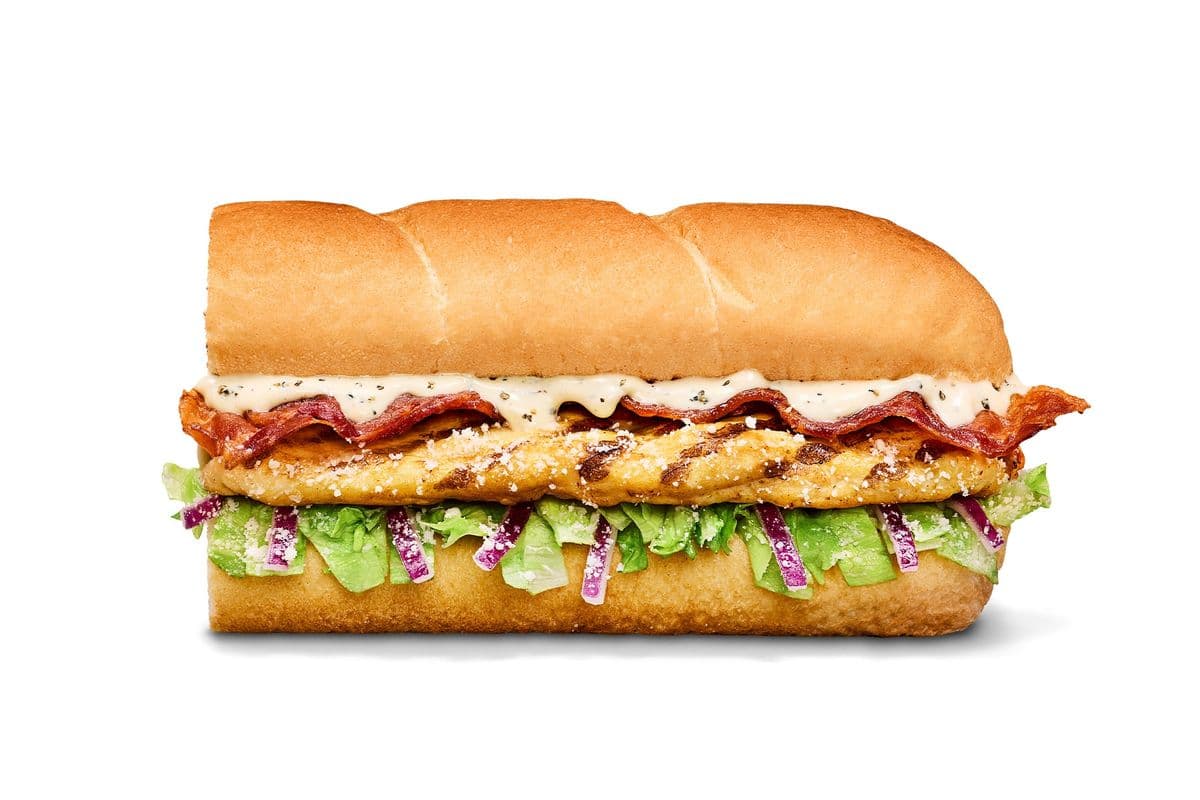 Poulet grillé césar et bacon (12 po)