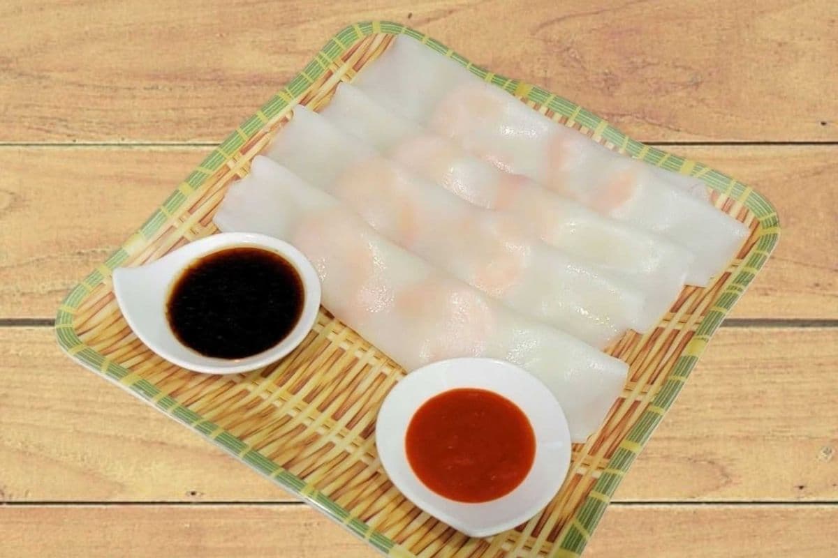 Shrimp Rice Noodle Rolls