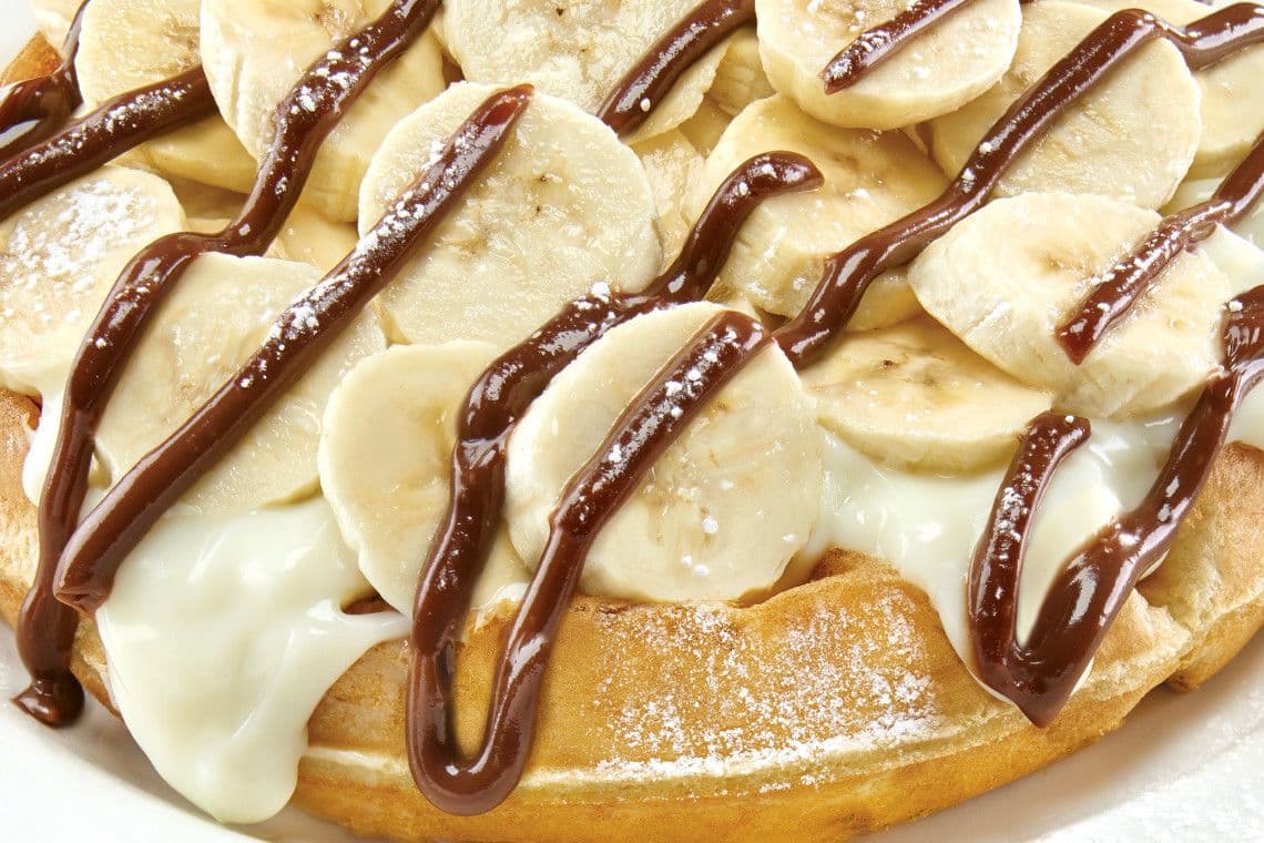Gaufre aux bananes