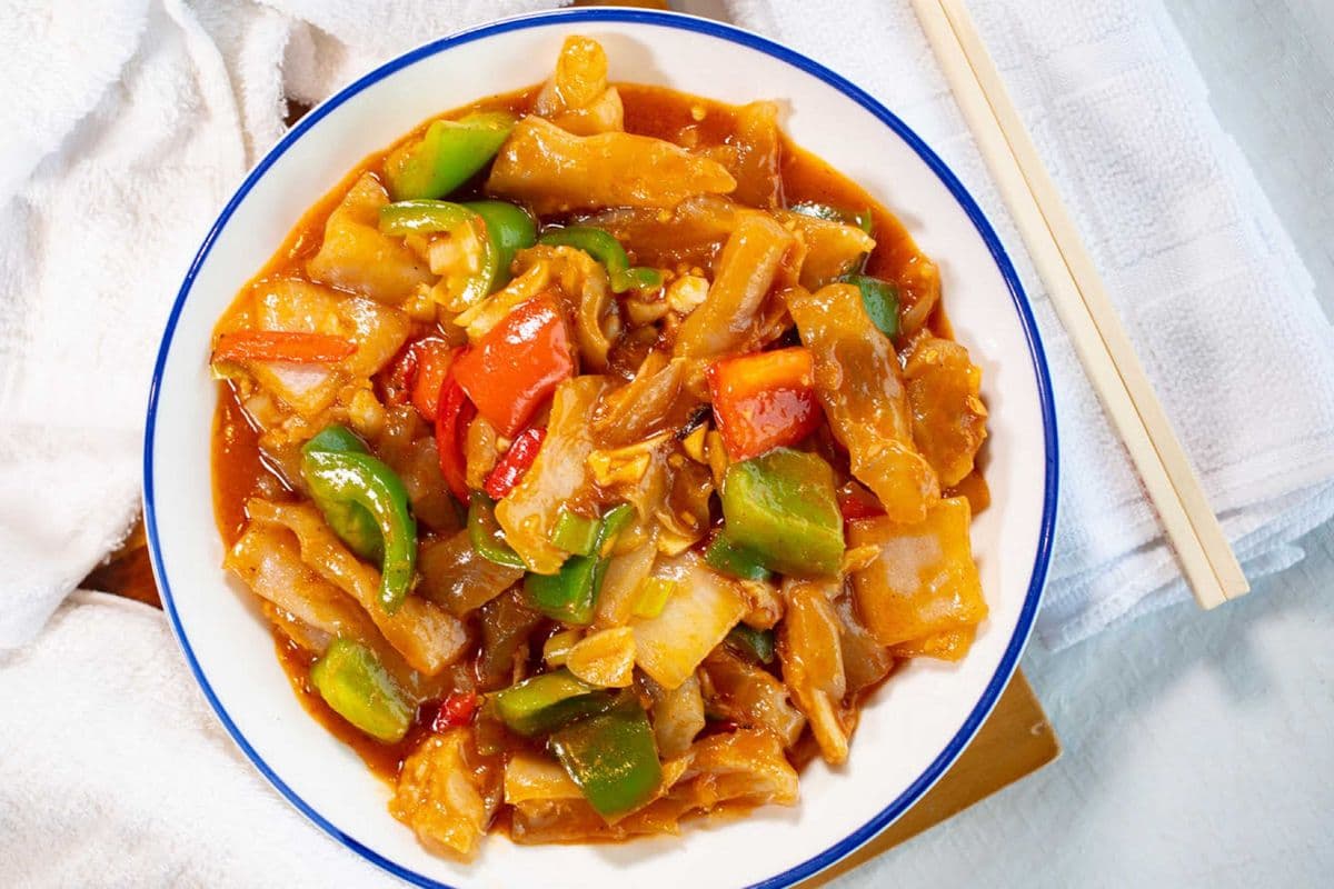 Yellow Braised Beef Tendon 黄焖牛筋