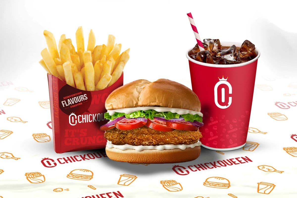 'Original' Veggie Tandoori Burger Combo (Includes One Side and Drink)