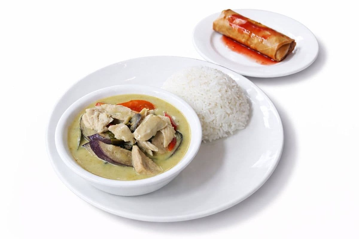 LC3 Kao Gang Kiew Waan (Green Curry Rice) combo