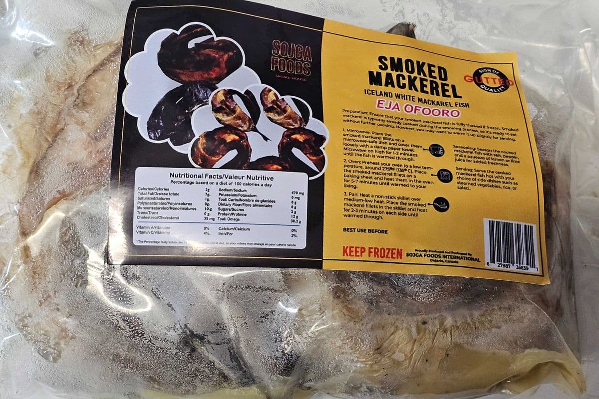 Smoked Mackarel Fish (Eja Ofooro)