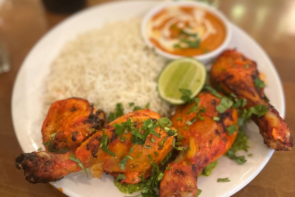 rousted chicken rice with butter sauce (for kids)