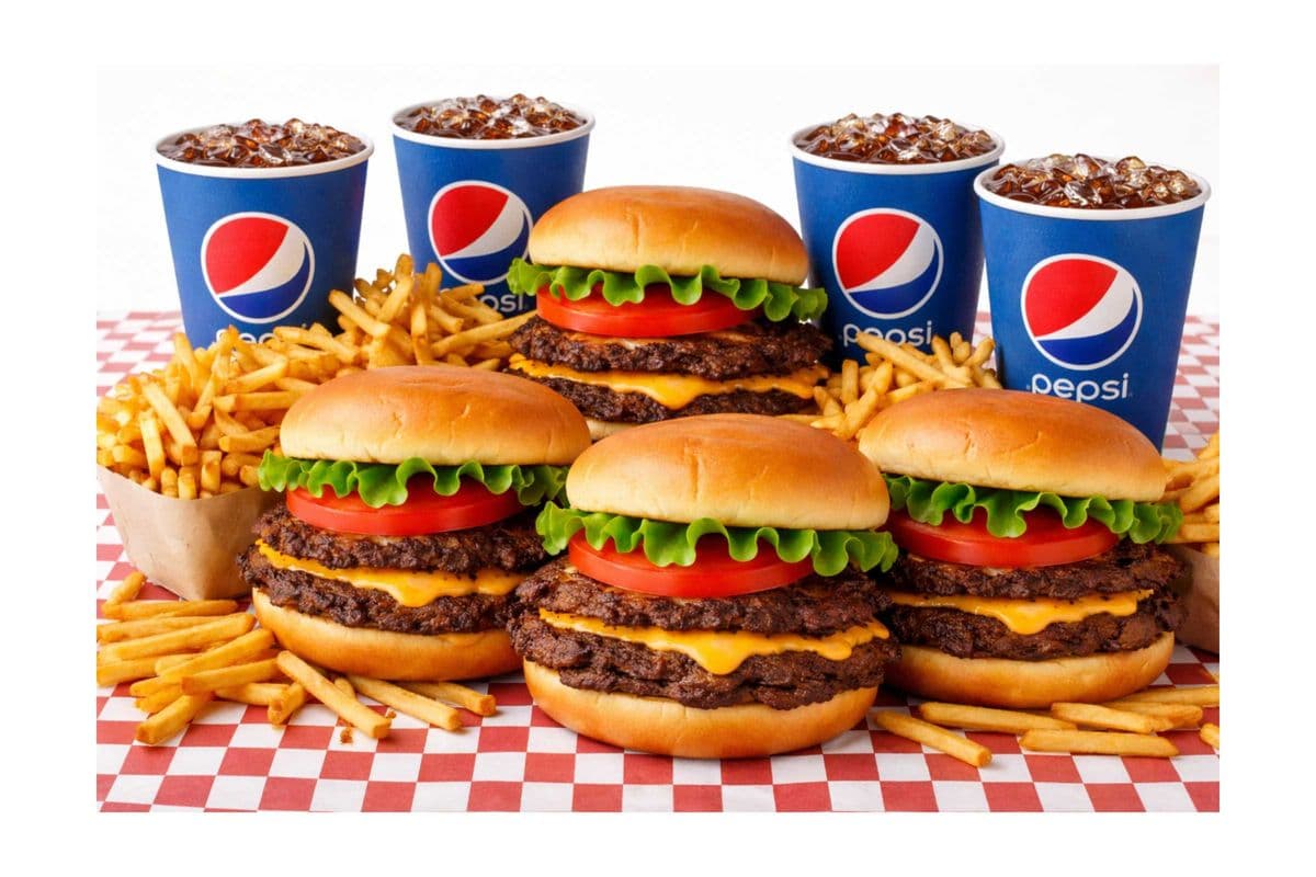 4 Can Dine Cheeseburger Meal Deals
