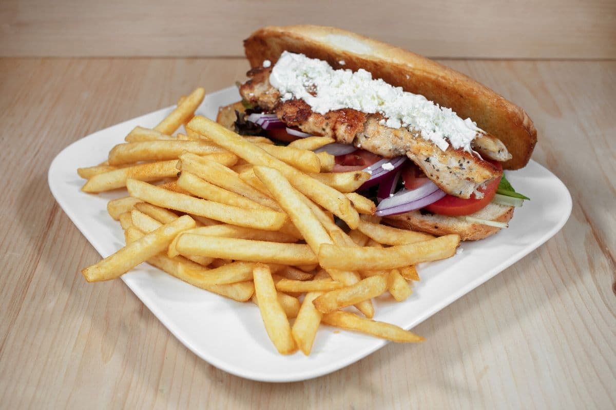 Chicken Souvlaki Sandwich