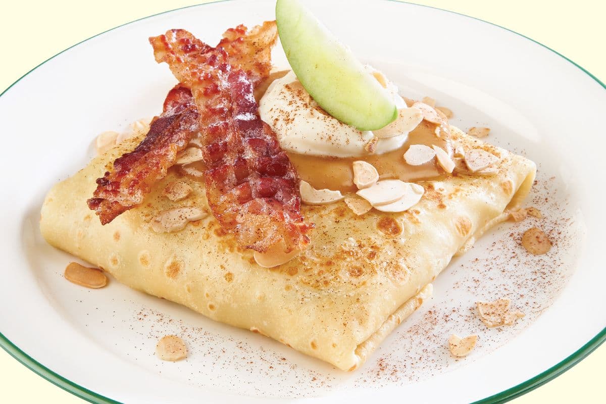 Crêpe gourmandise aux pommes