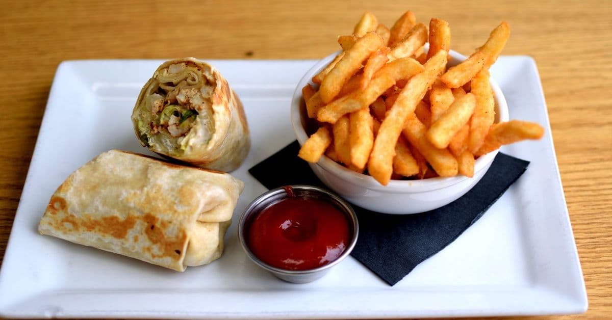 Sautéed Veggie Burrito