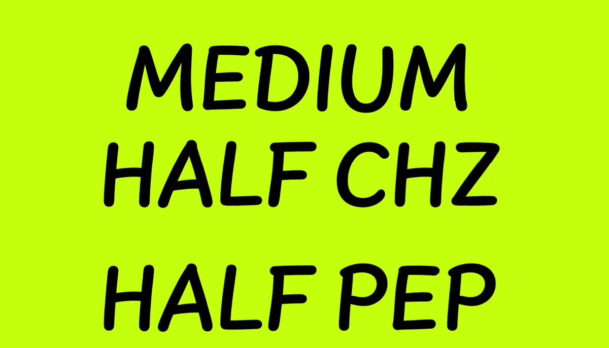 Medium Half Chz Half Pep