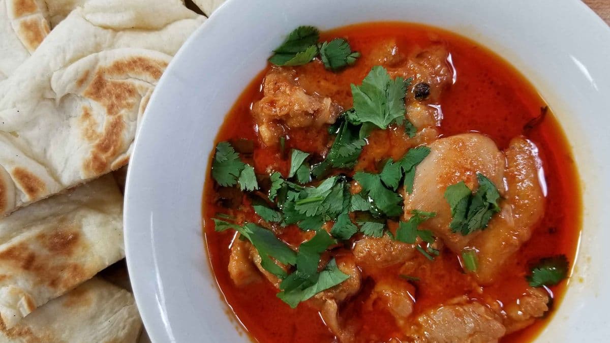 Chicken Curry Rice or Naan (LUNCH SIZE)