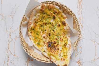 Naan à l'ail / Garlic Naan