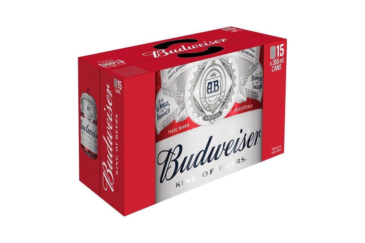 Budweiser (15 Cans) (15 x 355 ml)