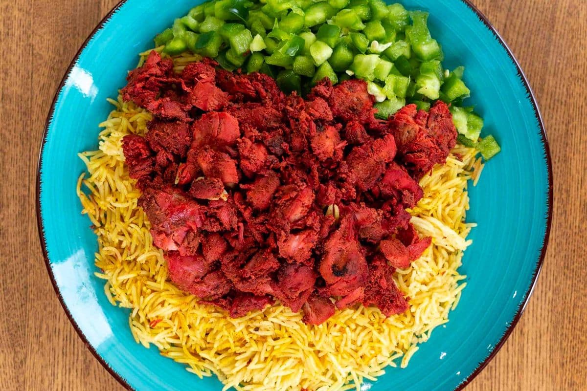 Tandoori Chicken Over Rice