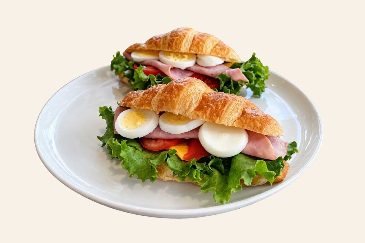 Breakfast Ham and Cheese Croissant