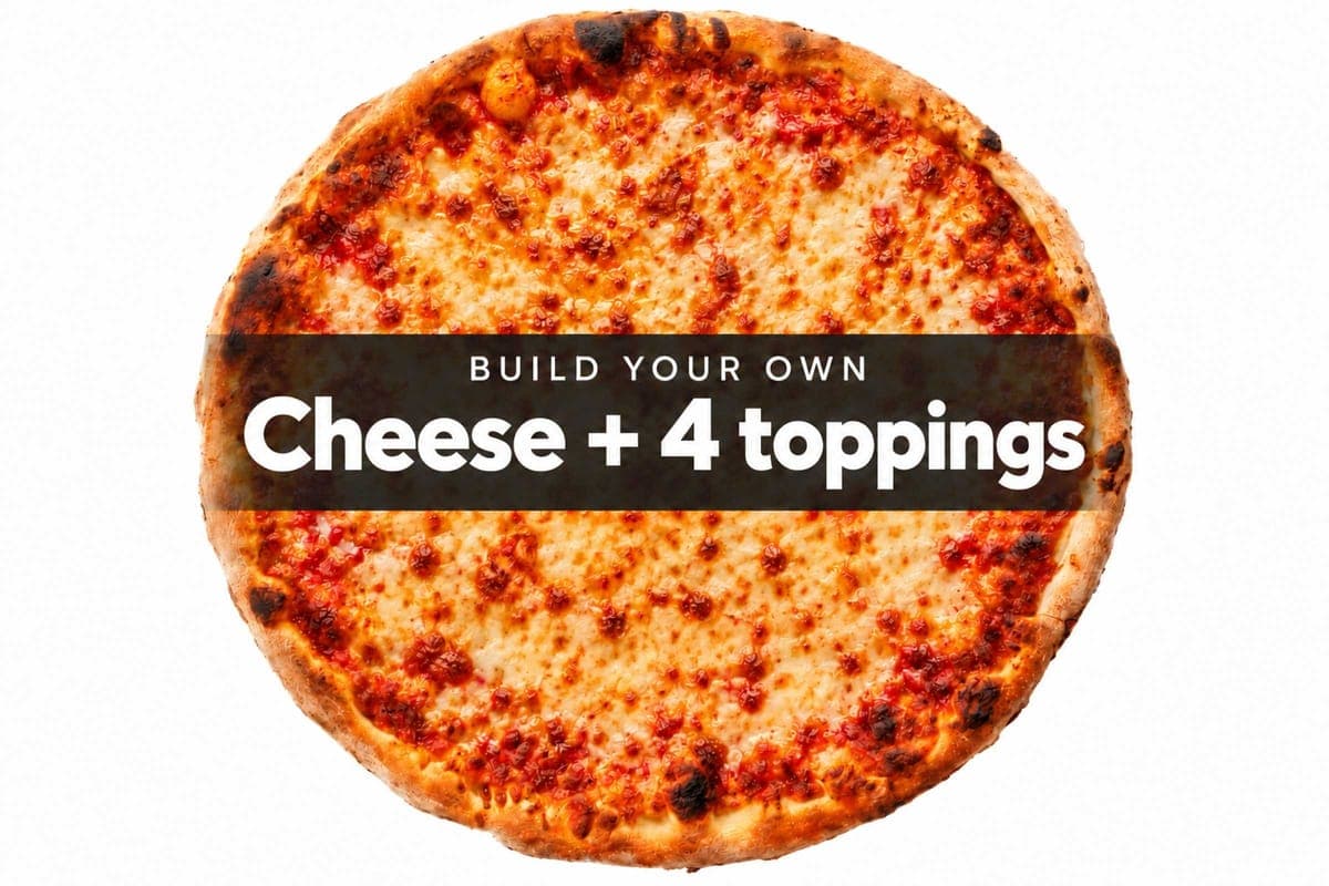 Baby Cheese Pizza with Four Toppings